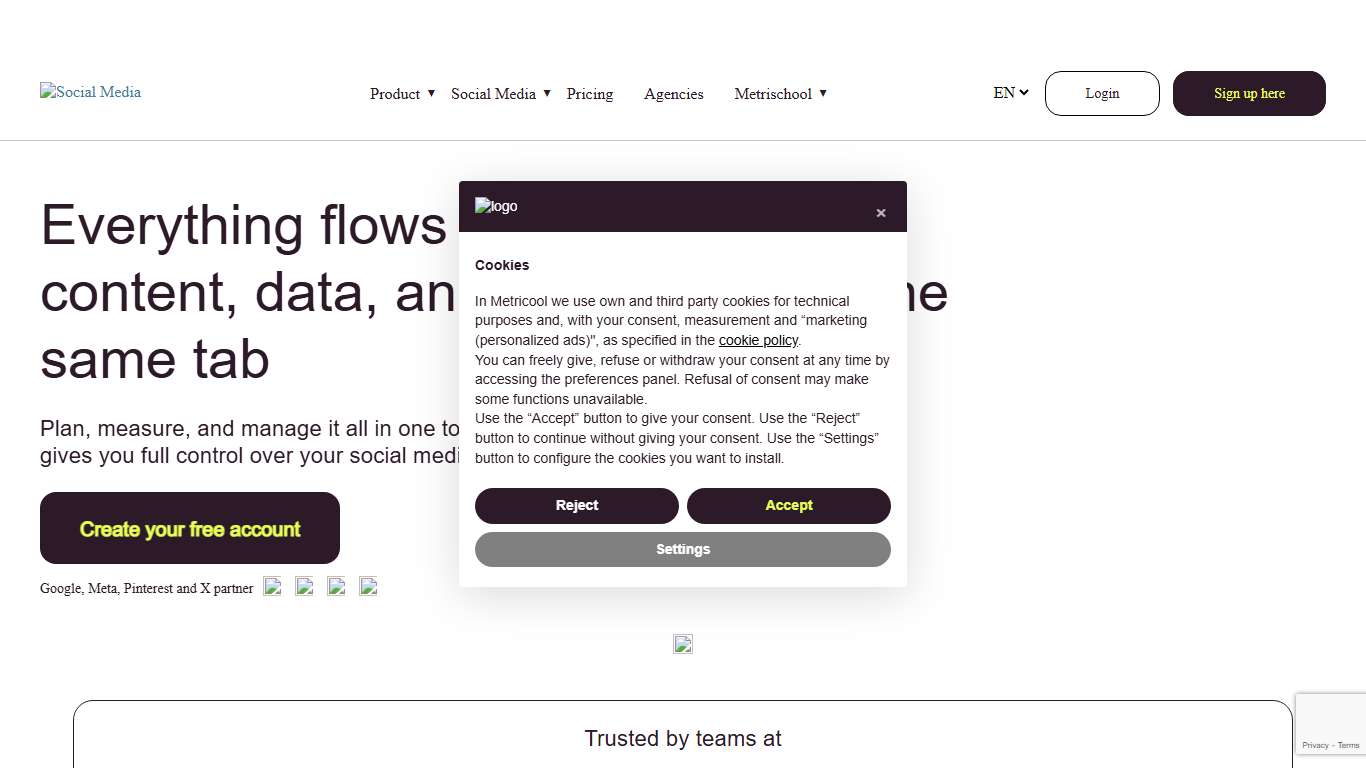 METRICOOL ▷ Social Media Management Tool